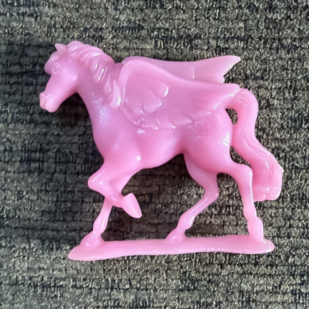 Vintage General Mills 1990 Berry Bears Fruit Snacks Pink Pegasus Figure
